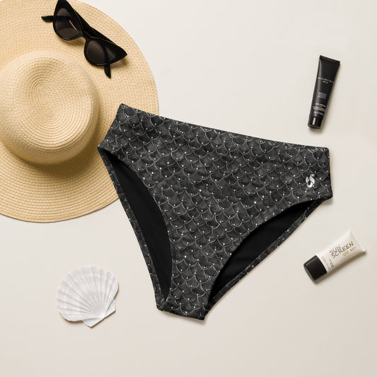 Midnight Swim Recycled high-waisted bikini bottom