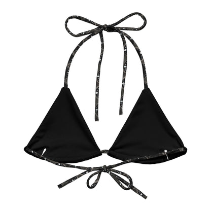 Midnight Swim recycled string bikini top