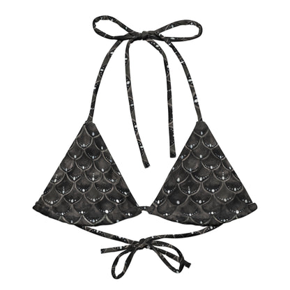 Midnight Swim recycled string bikini top