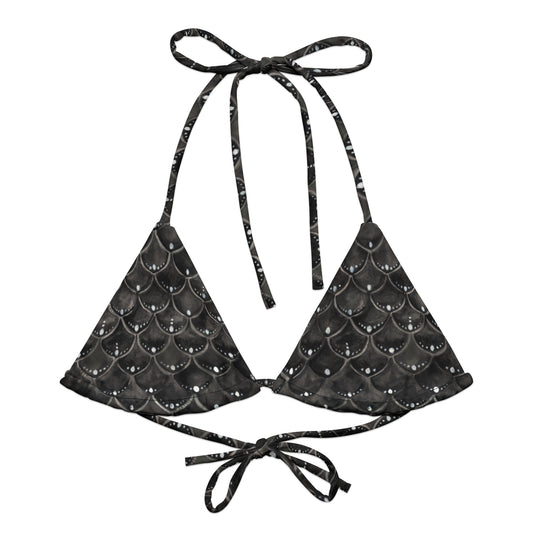 Midnight Swim recycled string bikini top
