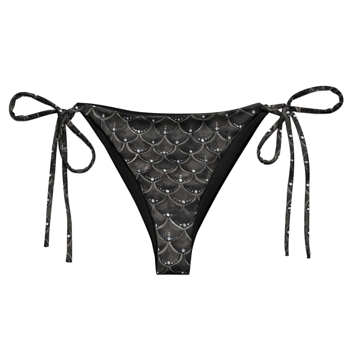 Midnight Swim recycled string bikini bottom